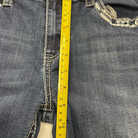 GRACE Horse Shoe Embellished Mid Rise/Easy Fit Bootcut Jeans - Picture 10 of 10